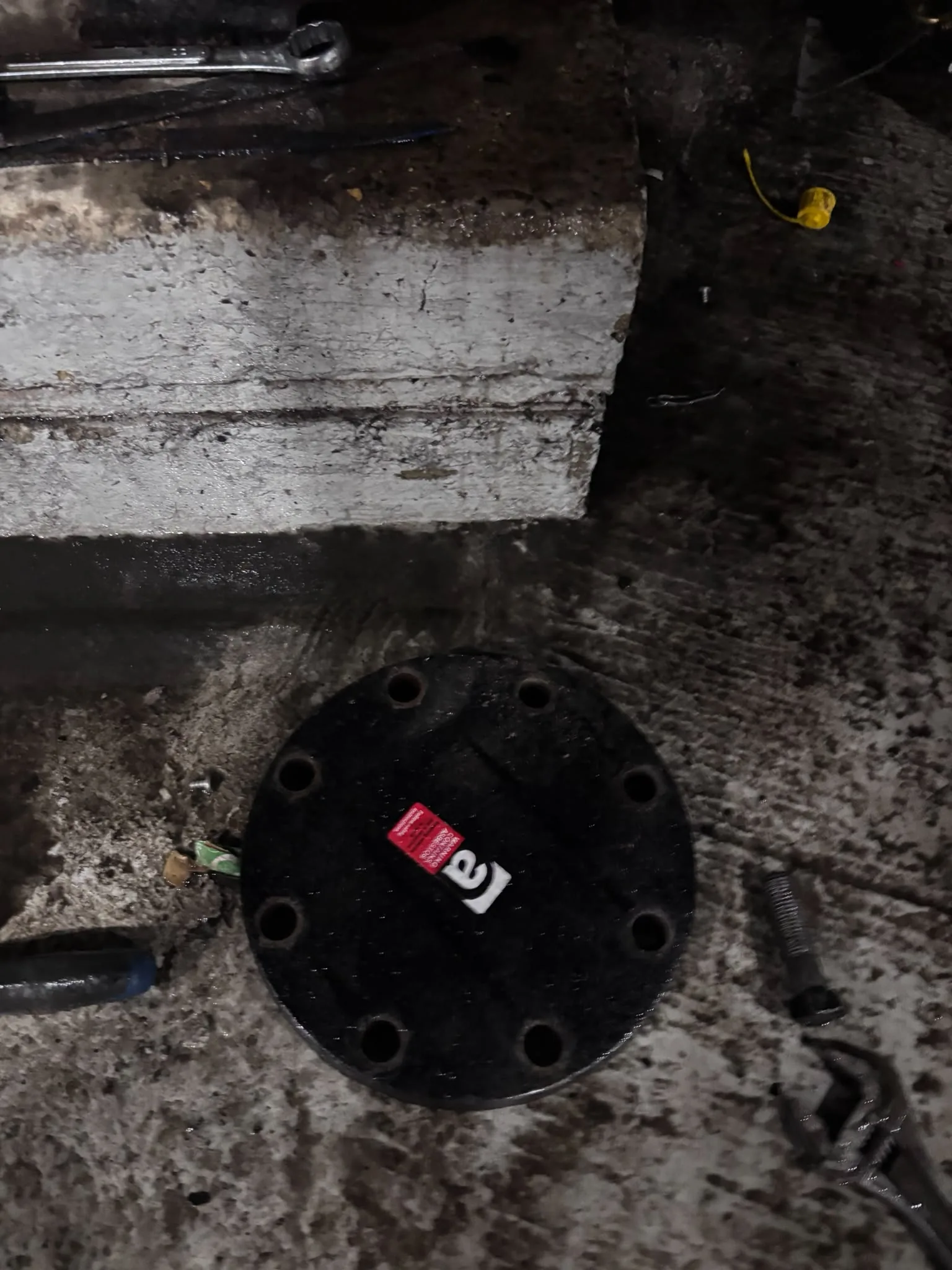 Artex scraping from a concrete ceiling during Mortlake refurbishment